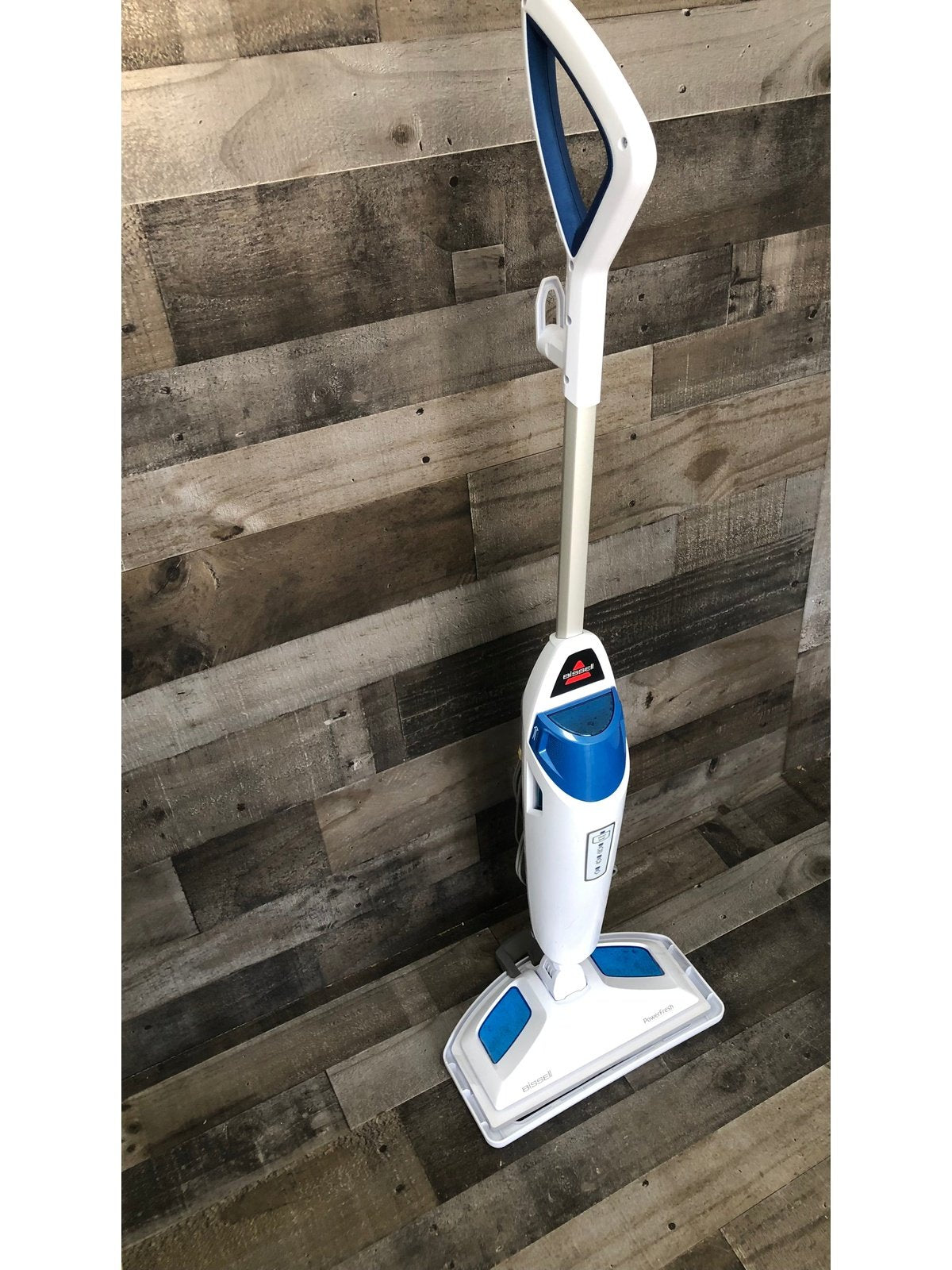 Bissell Power Fresh Steam Mop with Natural Sanitization, Floor Steamer, Tile Cleaner, and Hard Wood Floor Cleaner with Flip-Down Easy Scrubber, 1940A