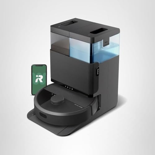 iRobot Roomba Plus 405 (G181) 2in1 Vacuum & Mop Robot with AutoWash Dock - Dual Spinning Mop Pads, Smart & Fast Mapping, Ideal for Pet Hair, Self-empties 75 days, Intense Suction, Pad Washing & Drying ANM Liquidation