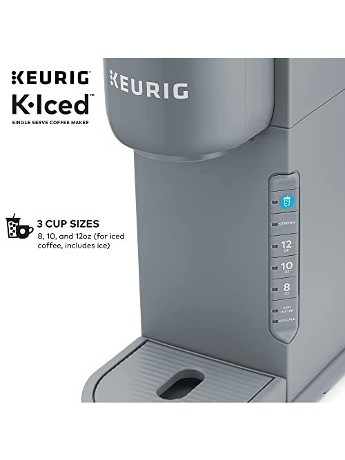 Keurig K-Iced Single Serve Coffee Maker - Brews Hot and Cold - Gray