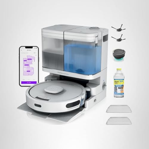 Shark Matrix Plus Robot Vacuum and Mop with Self-Empty HEPA Base, Sonic Mopping, Matrix Clean, Home Mapping, HEPA Bagless Self Empty Base, CleanEdge, for Pet Hair, UR2650WS ANM Liquidation