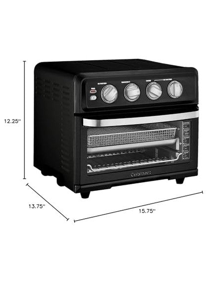 Cuisinart Air Fryer Toaster Oven with Grill, 1800W 8-1 Air Fryer Oven with Bake, Convection Bake, Grill, Broil and Warm Options, Large Capacity, 60-Minute Timer ANM Liquidation