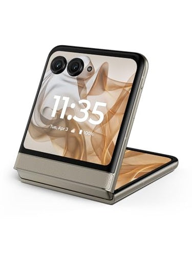 Motorola razr | 2023 | Unlocked | Made for US 8/128 | 32MP Camera | Vanilla Cream, 73.95 x 170.82 x 7.35mm ANM Liquidation