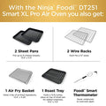 Ninja DT202BK Foodi 8-in-1 XL Pro Air Fry Oven, Large Countertop Convection and Digital Toaster Oven, 1800 Watts, Black, 12 in. ANM Liquidation