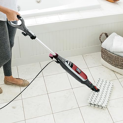 Shark S5003D Genius Hard Floor Cleaning System Pocket Steam Mop, Burgundy/Gray