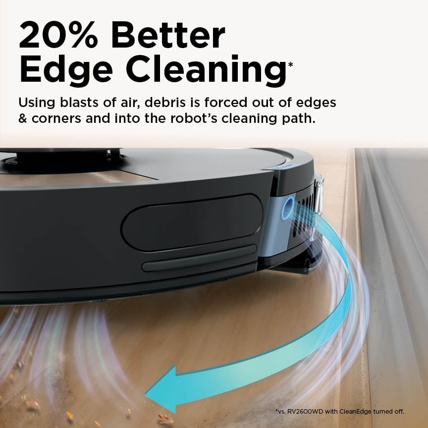 Shark Matrix Plus Robot Vacuum and Mop with Self-Empty HEPA Base, Sonic Mopping, Matrix Clean, Home Mapping, HEPA Bagless Self Empty Base, CleanEdge, for Pet Hair, UR2650WS ANM Liquidation