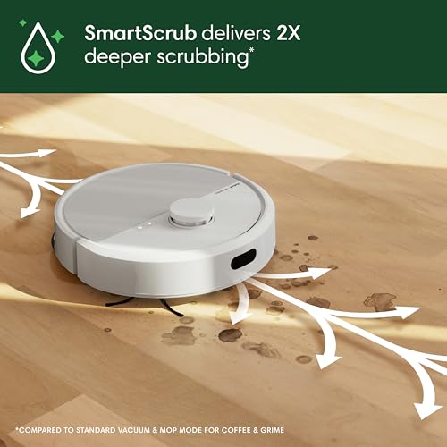 iRobot Roomba Plus 405 (G181) 2in1 Vacuum & Mop Robot with AutoWash Dock - Dual Spinning Mop Pads, Smart & Fast Mapping, Ideal for Pet Hair, Self-empties 75 days, Intense Suction, Pad Washing & Drying ANM Liquidation