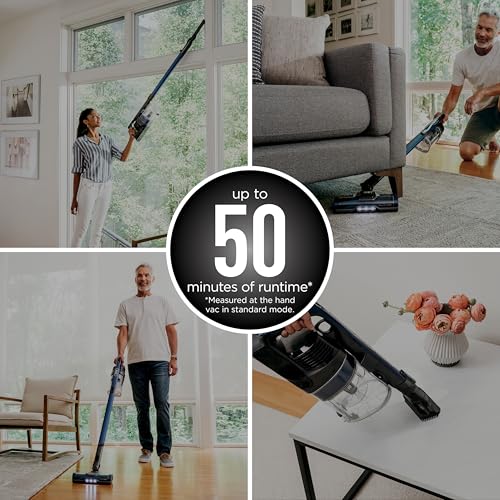 Shark Cordless Vacuum Cleaner, HEPA Filter, Lightweight, Portable, Rechargeable, Pet Hair Pickup, Removable Handheld, Crevice, Upholstery & Dusting Brush Included, 40-min runtime, Red, IZ362H ANM Liquidation