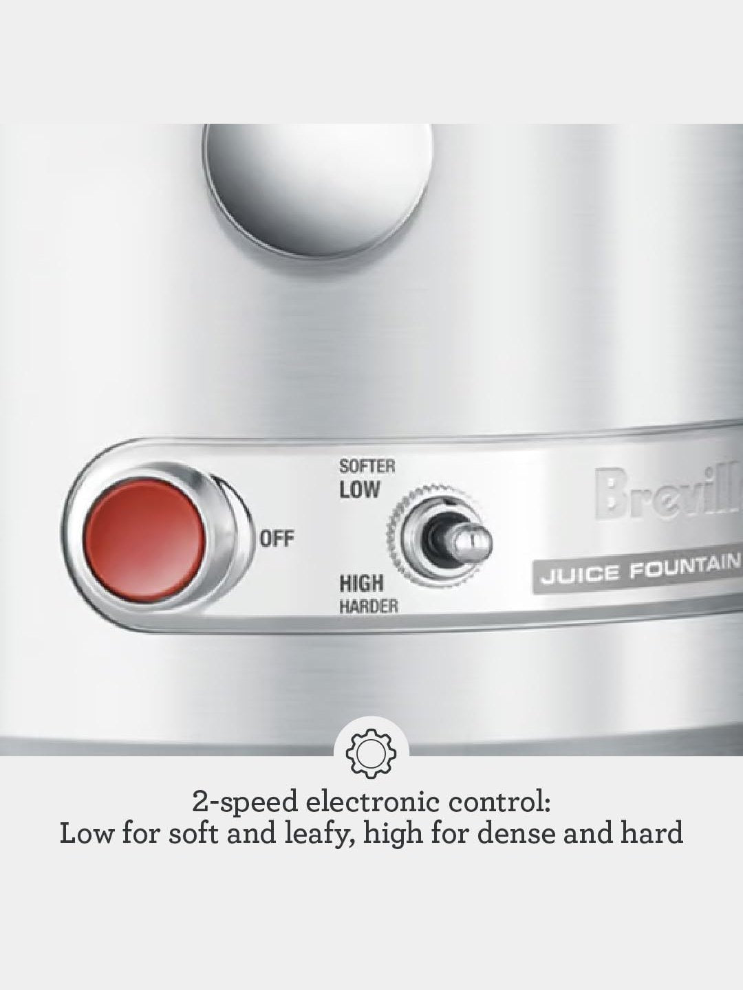 Breville Juice Fountain Elite 800JEXL, Silver ANM Liquidation