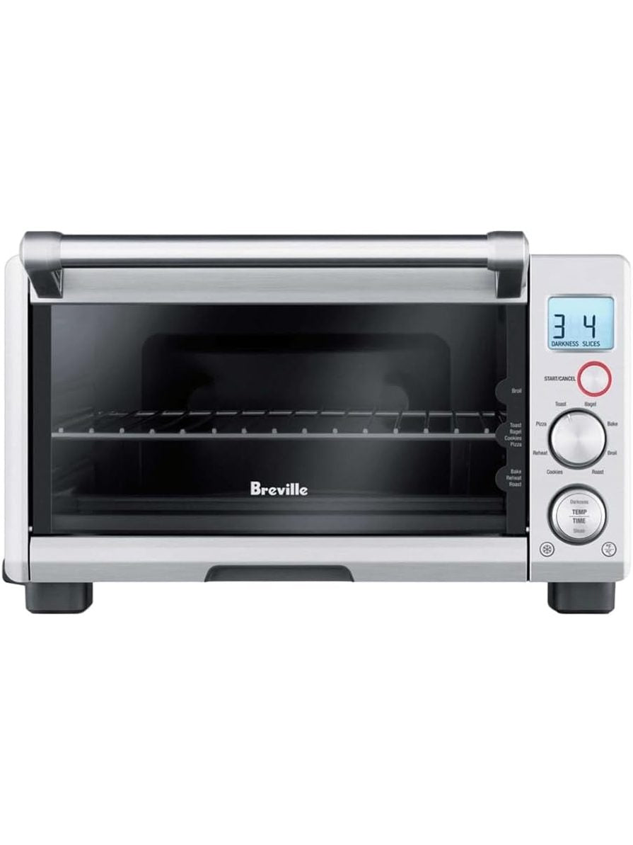 Breville BOV650XL the Compact Smart Oven Countertop Toaster Oven, Brushed Stainless Steel ANM Liquidation