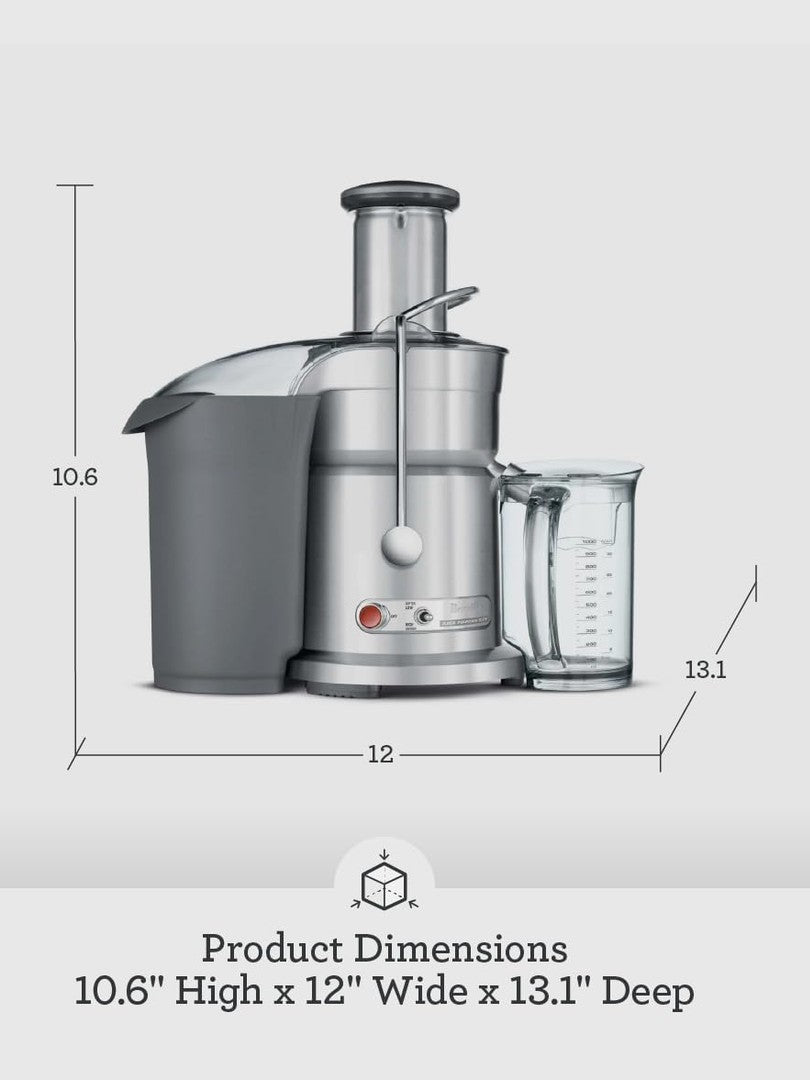 Breville Juice Fountain Elite 800JEXL, Silver ANM Liquidation