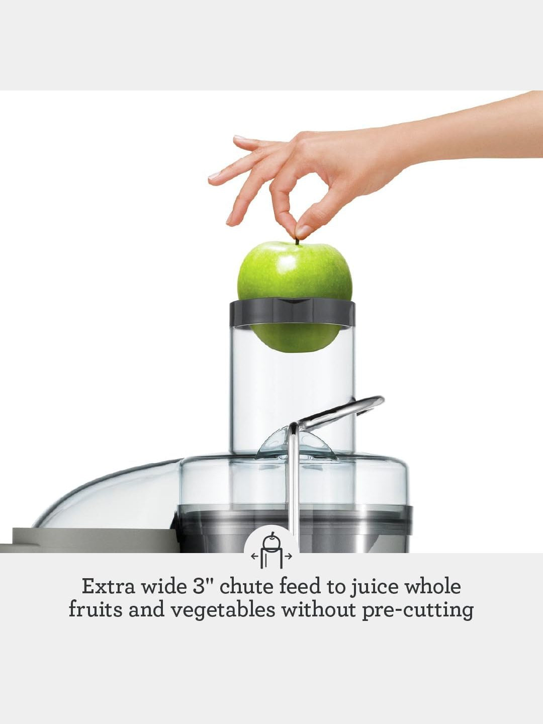 Breville Juice Fountain Elite 800JEXL, Silver ANM Liquidation