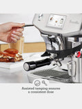 Breville Barista Touch Impress Espresso Machine BES881OLT, Olive Tapenade ANM Liquidation