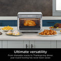 Ninja DT202BK Foodi 8-in-1 XL Pro Air Fry Oven, Large Countertop Convection and Digital Toaster Oven, 1800 Watts, Black, 12 in. ANM Liquidation