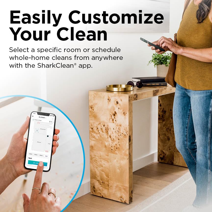 Shark Matrix Plus Robot Vacuum and Mop with Self-Empty HEPA Base, Sonic Mopping, Matrix Clean, Home Mapping, HEPA Bagless Self Empty Base, CleanEdge, for Pet Hair, UR2650WS ANM Liquidation