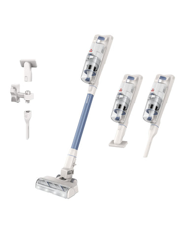 Bissell PowerClean 200W Self-Standing Cordless Vacuum w/Tangle Free Brush Roll, Removeable Battery, Wall Mount, Upholstery Tool & Bright Headlights, 4173