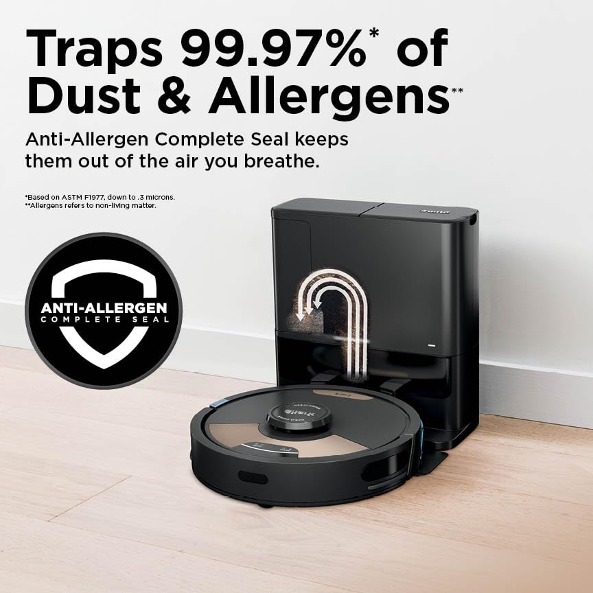 Shark Matrix Plus Robot Vacuum and Mop with Self-Empty HEPA Base, Sonic Mopping, Matrix Clean, Home Mapping, HEPA Bagless Self Empty Base, CleanEdge, for Pet Hair, UR2650WS ANM Liquidation