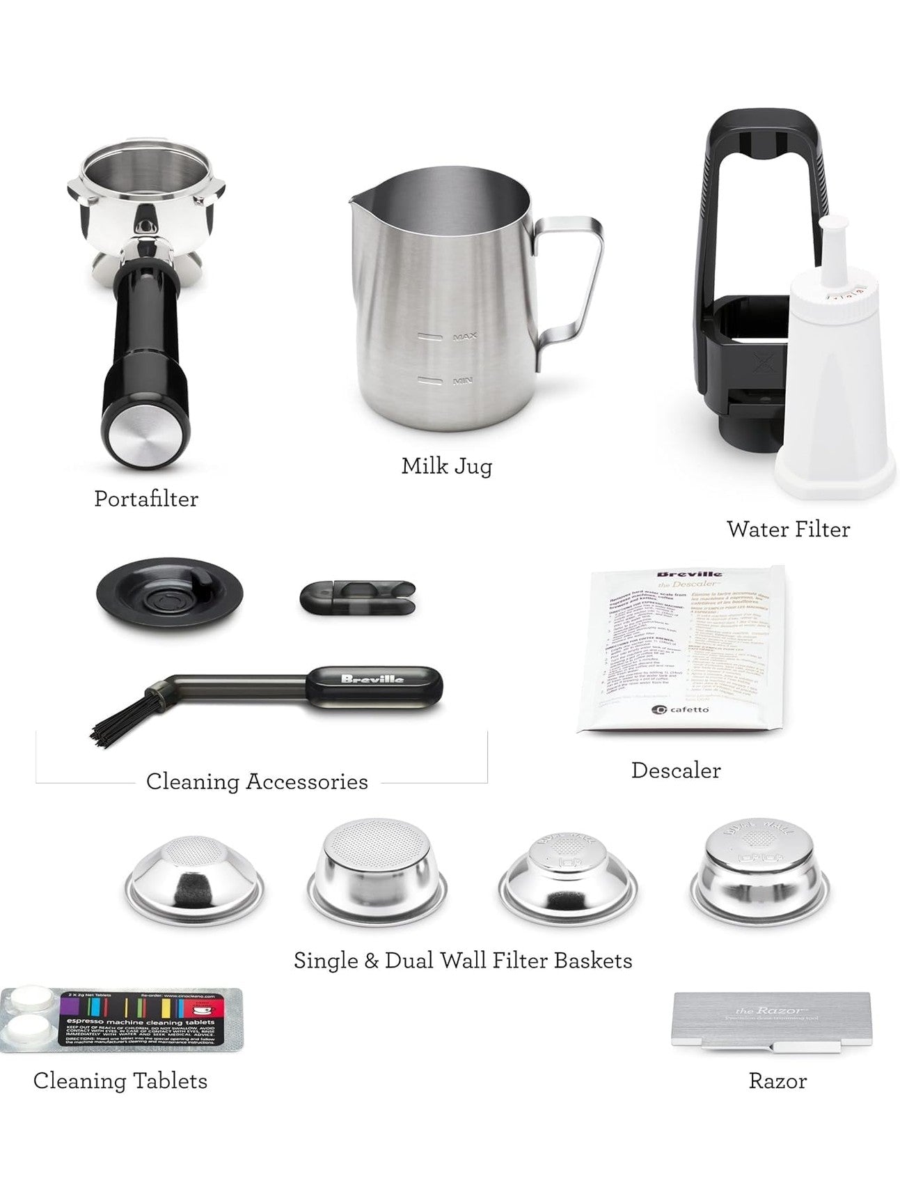 Breville Barista Touch Impress Espresso Machine BES881BSS, Brushed Stainless Steel ANM Liquidation