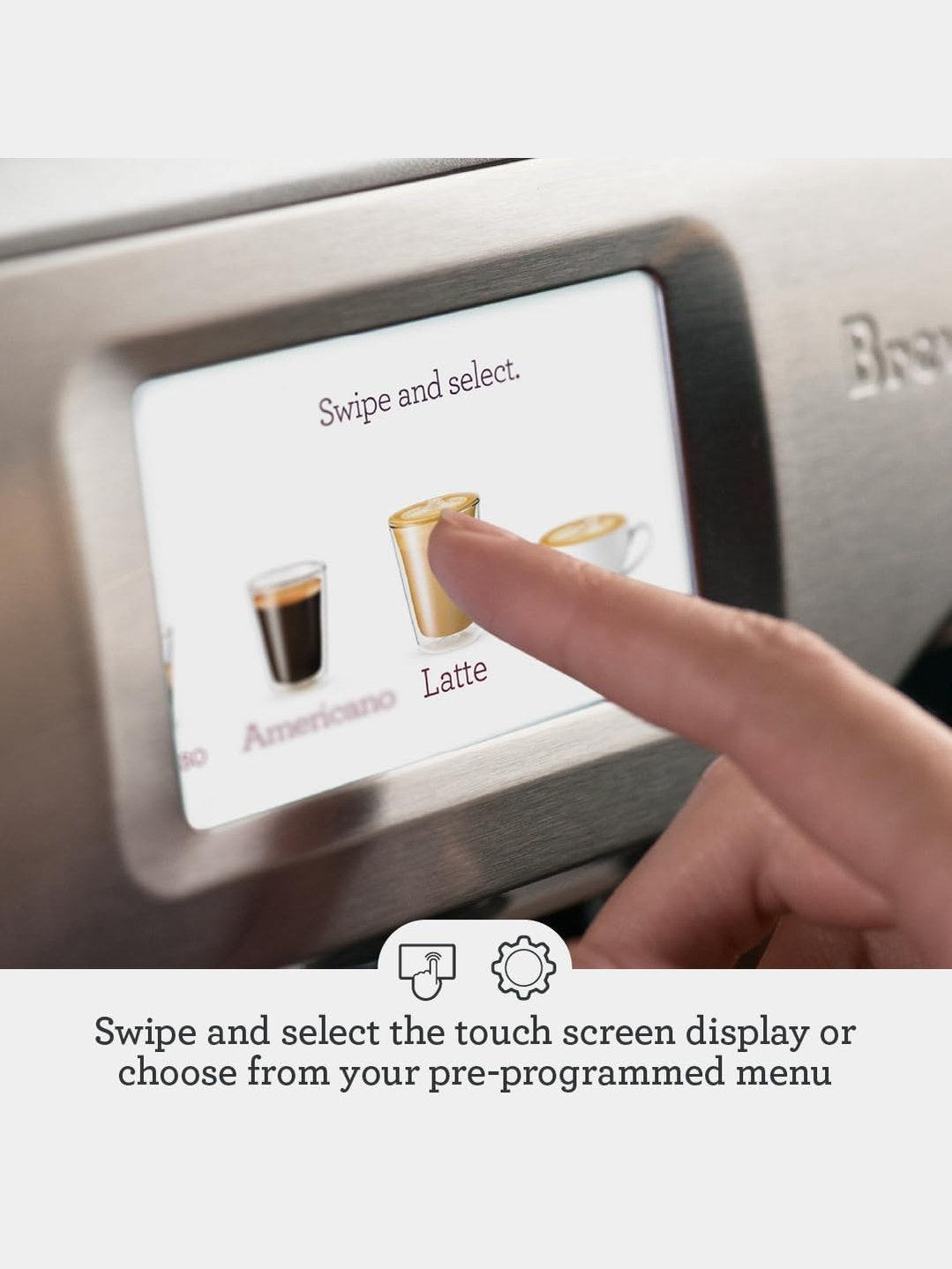 Breville Barista Touch Espresso Machine BES880BSS, Brushed Stainless Steel ANM Liquidation