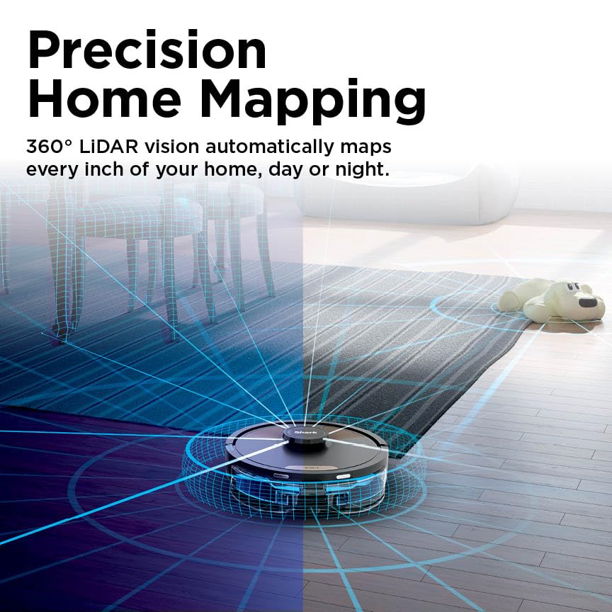 Shark Matrix Plus Robot Vacuum and Mop with Self-Empty HEPA Base, Sonic Mopping, Matrix Clean, Home Mapping, HEPA Bagless Self Empty Base, CleanEdge, for Pet Hair, UR2650WS ANM Liquidation