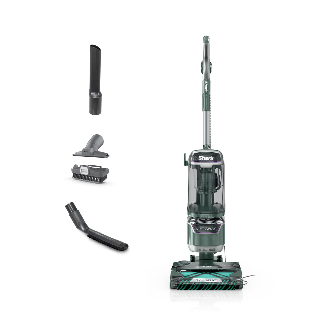 Shark | Upright Vacuum Cleaner for Home | Rotator Lift-Away | No Hair Wrap | HEPA Filter | Lightweight Bagless Vacuum for Pet Hair | LED Headlights For Carpets & Hardwood Floors | Silver | LA502