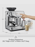 Breville Barista Touch Impress Espresso Machine BES881BSS, Brushed Stainless Steel ANM Liquidation