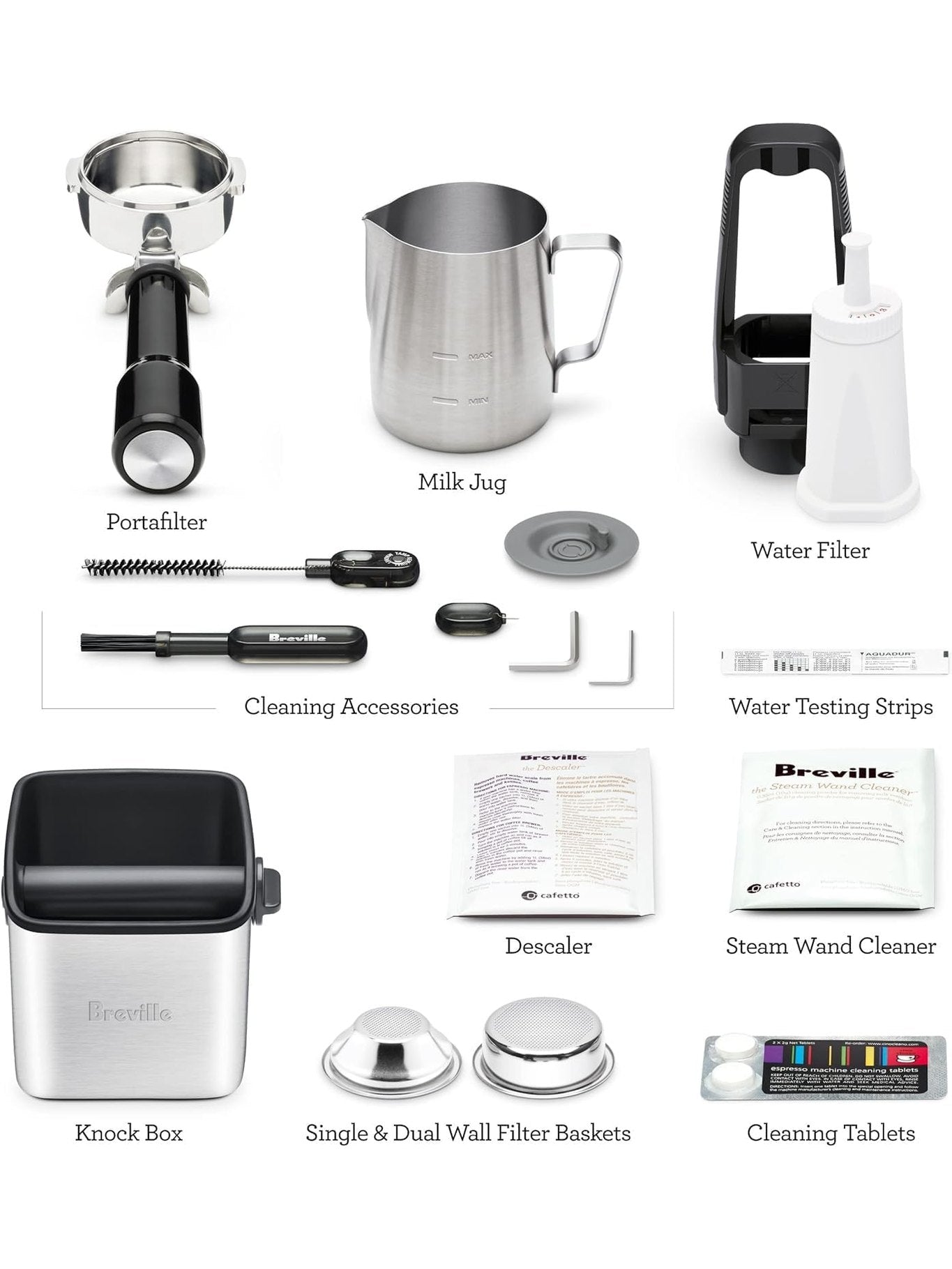 Breville Oracle Espresso Machine BES980XL, Brushed Stainless Steel ANM Liquidation