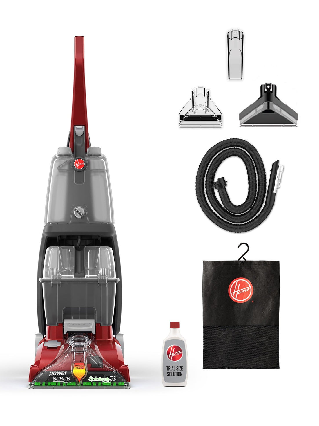 Hoover PowerScrub Deluxe Carpet Cleaner Machine for Carpet and Upholstery, Deep Cleaning Carpet Shampooer Machine with Multi-Purpose Tools, Pair Carpet Cleaner Solution ANM Liquidation
