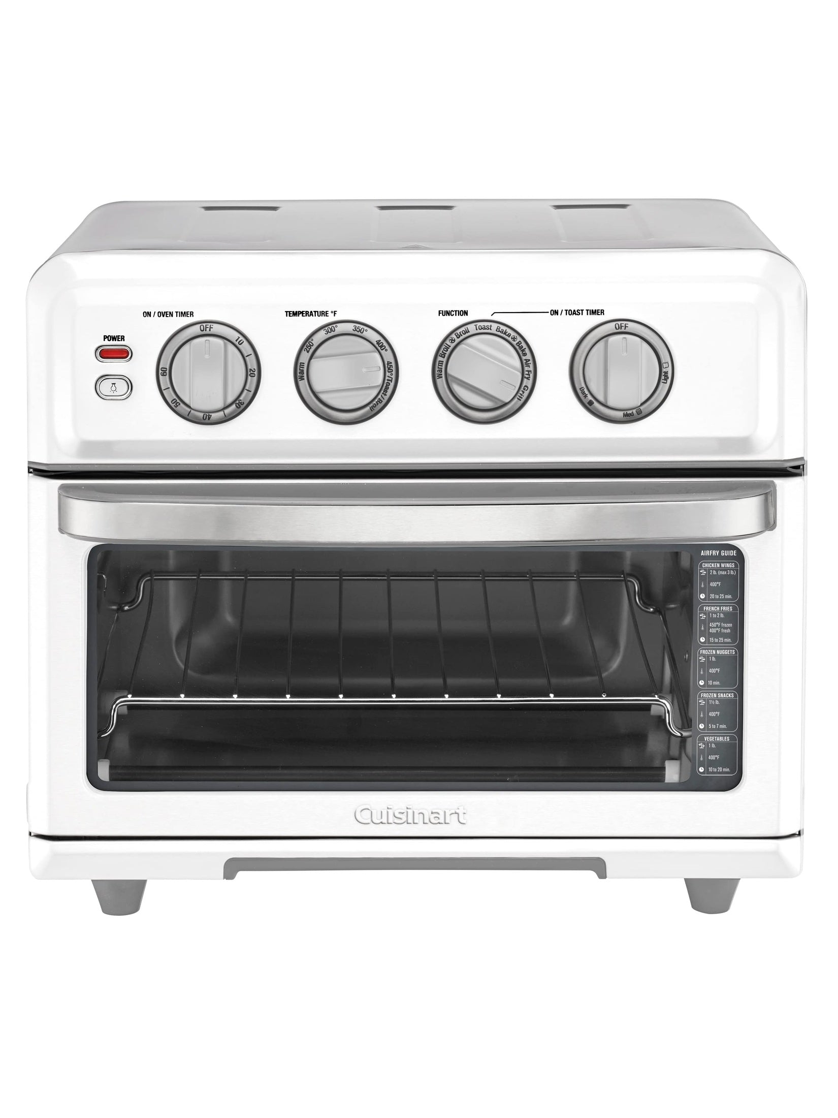 Cuisinart Air Fryer Toaster Oven with Grill, 1800W 8-1 Air Fryer Oven with Bake, Convection Bake, Grill, Broil and Warm Options, Large Capacity, 60-Minute Timer ANM Liquidation