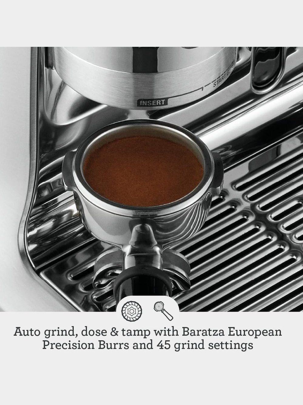 Breville Oracle Espresso Machine BES980XL, Brushed Stainless Steel ANM Liquidation
