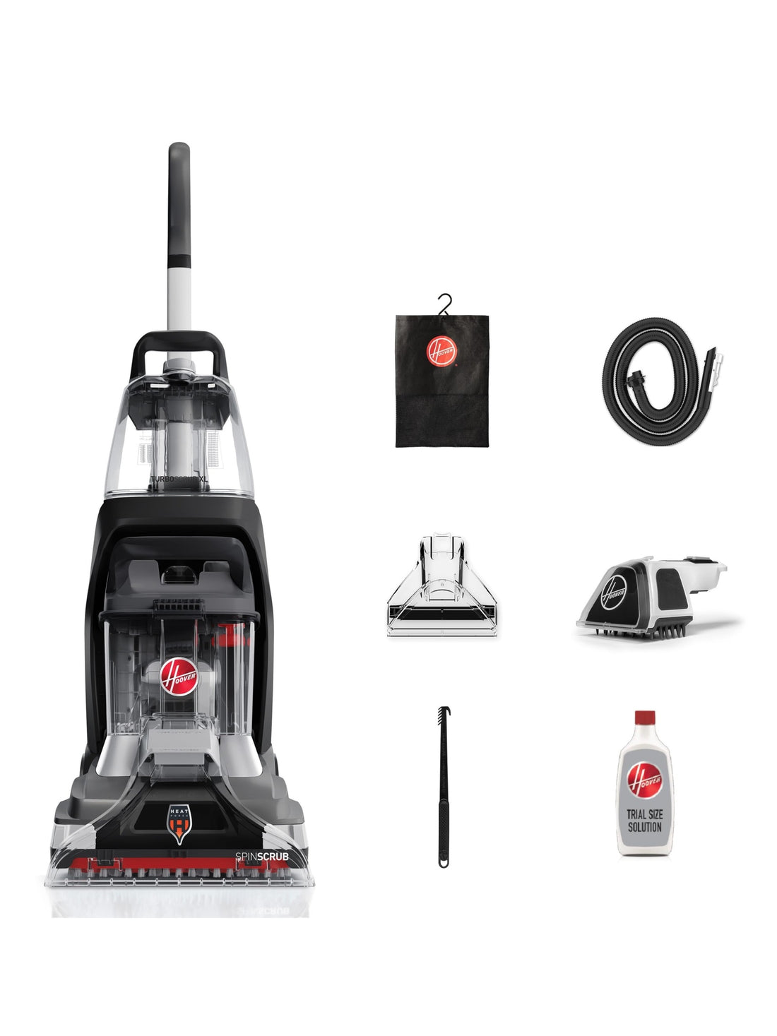 Hoover PowerScrub Deluxe Carpet Cleaner Machine for Carpet and Upholstery, Deep Cleaning Carpet Shampooer Machine with Multi-Purpose Tools, Pair Carpet Cleaner Solution ANM Liquidation