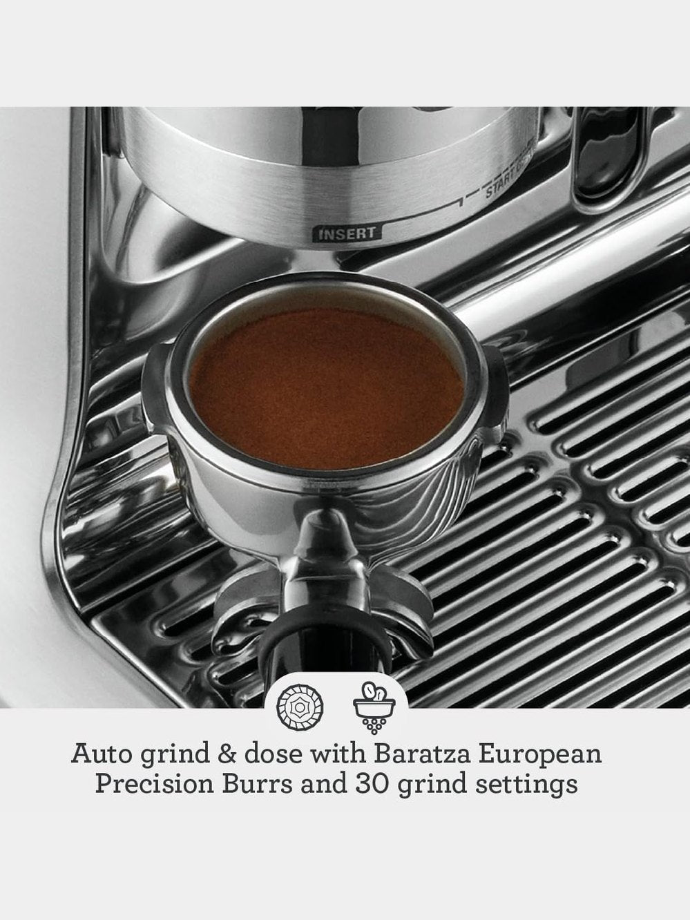 Breville Barista Touch Espresso Machine BES880BSS, Brushed Stainless Steel ANM Liquidation
