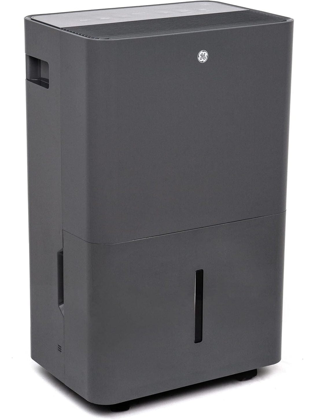 GE Smart Energy Star Portable Dehumidifier w/WiFi for Basement, Bedroom, Bathroom, Garage, Large Rooms up to 4500 Sq Ft, 50Pint w/Removable Bucket & Continuous Drain Connect for Auto/Manual Drainage ANM Liquidation