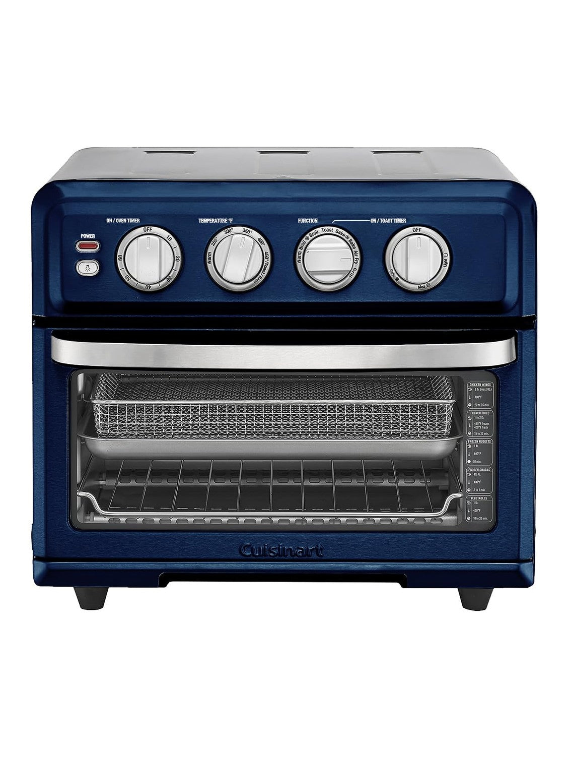 Cuisinart Air Fryer Toaster Oven with Grill, 1800W 8-1 Air Fryer Oven with Bake, Convection Bake, Grill, Broil and Warm Options, Large Capacity, 60-Minute Timer ANM Liquidation