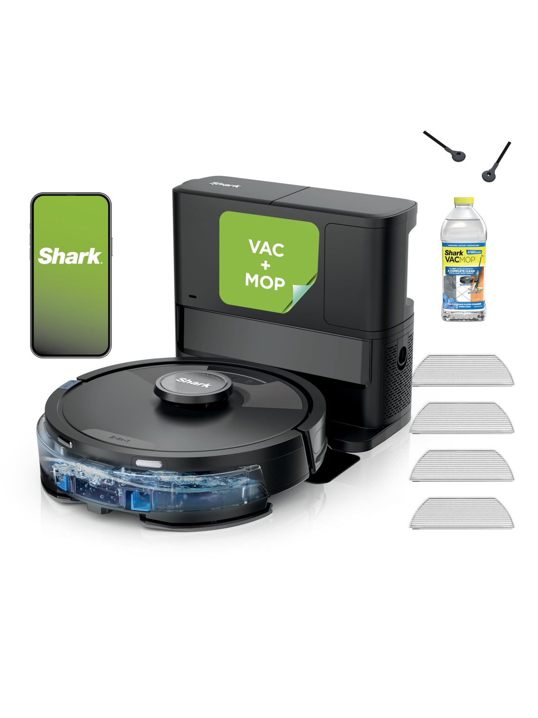 Shark Matrix Plus Robot Vacuum and Mop with Self-Empty HEPA Base, Sonic Mopping, Matrix Clean, Home Mapping, HEPA Bagless Self Empty Base, CleanEdge, for Pet Hair, UR2650WS ANM Liquidation