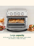 Cuisinart Air Fryer Toaster Oven with Grill, 1800W 8-1 Air Fryer Oven with Bake, Convection Bake, Grill, Broil and Warm Options, Large Capacity, 60-Minute Timer ANM Liquidation