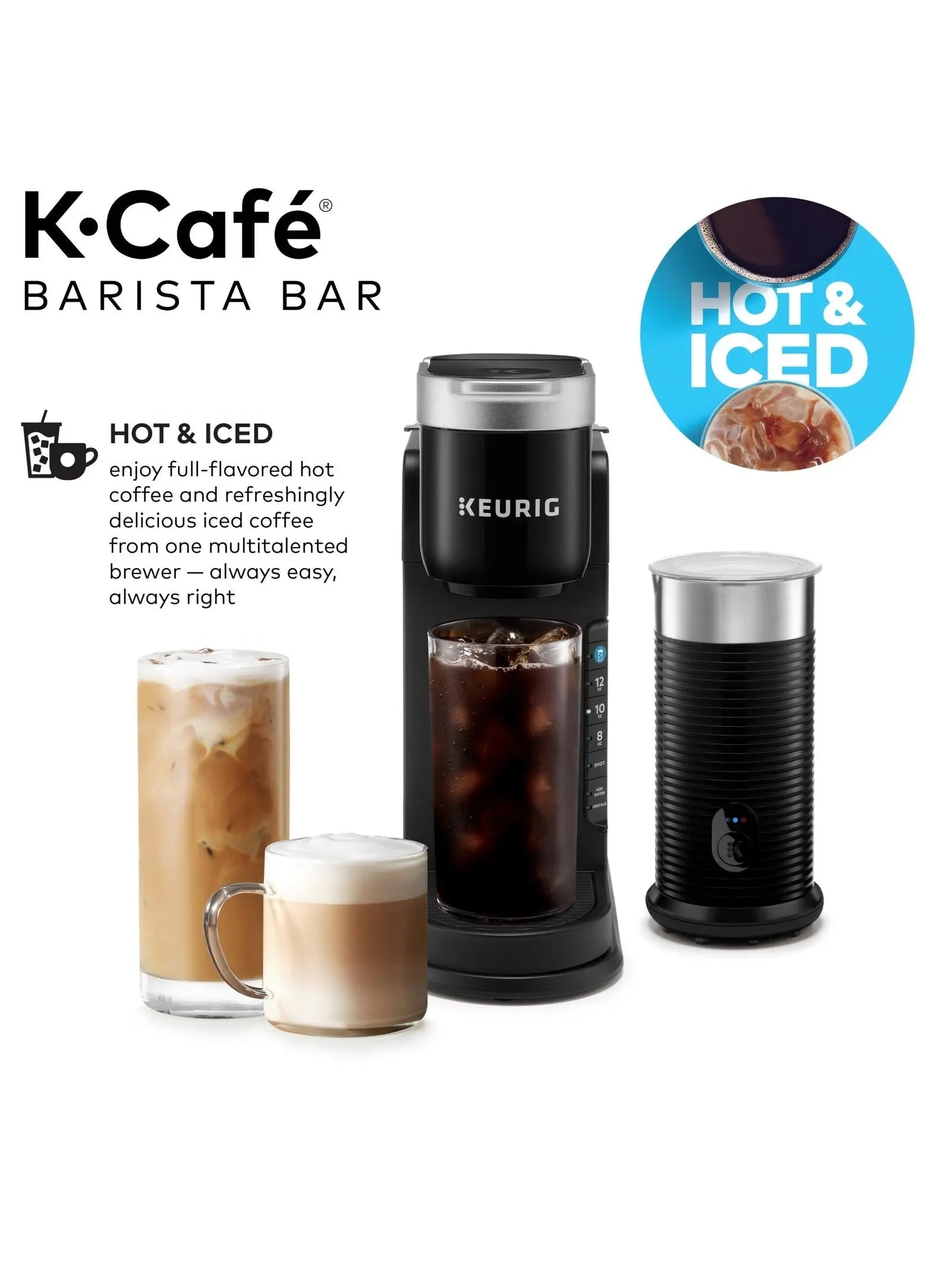 K Cafe Barista Bar Keurig Coffee Maker And Milk Frother Keurig