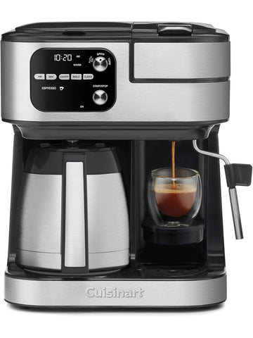 Cuisinart Coffee Center Barista Bar 4-in-1 Coffee Maker, Single-Serve Pods Compatible, Coffeemaker, Three Brewing Sizes, SS-4N1NAS, Black