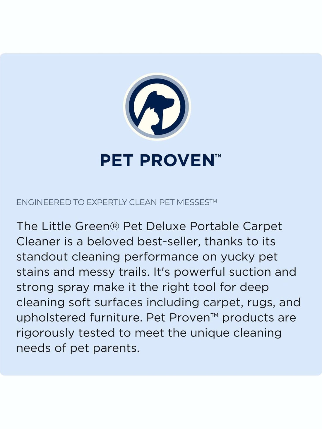 Bissell Little Green Pet Deluxe Portable Carpet Cleaner and Car/Auto Detailer, 3353, Gray/Blue