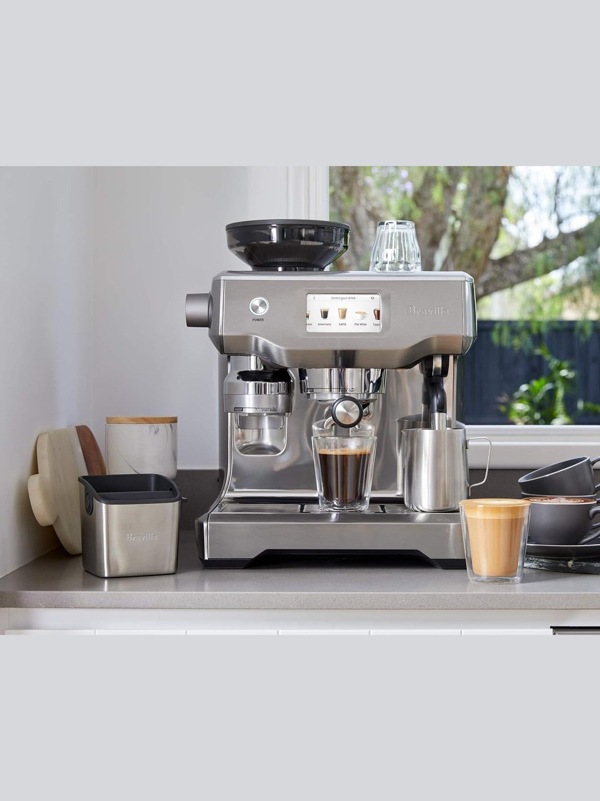 Breville Barista Touch Espresso Machine BES880BSS, Brushed Stainless Steel ANM Liquidation