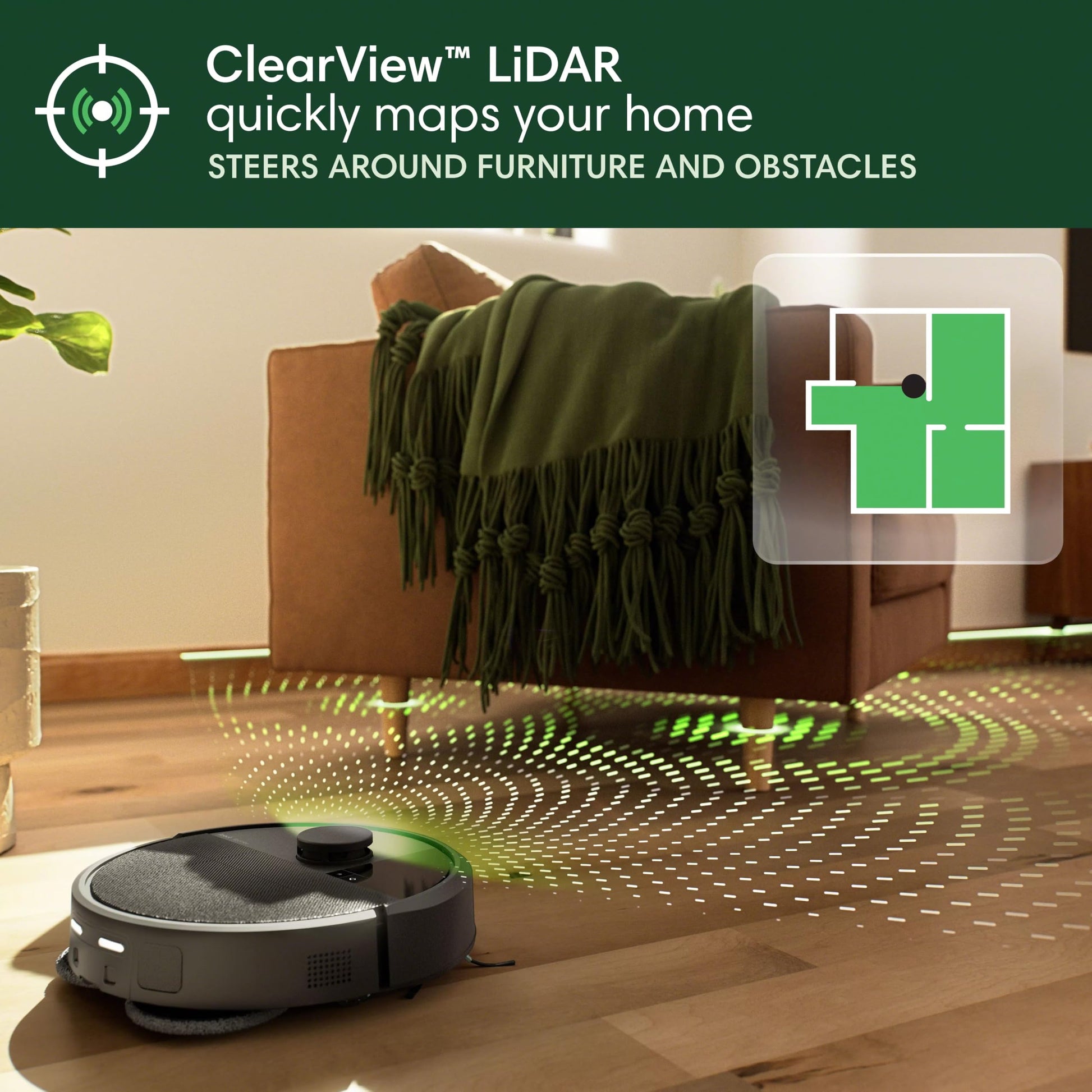 iRobot Roomba Plus 405 (G181) 2in1 Vacuum & Mop Robot with AutoWash Dock - Dual Spinning Mop Pads, Smart & Fast Mapping, Ideal for Pet Hair, Self-empties 75 days, Intense Suction, Pad Washing & Drying ANM Liquidation