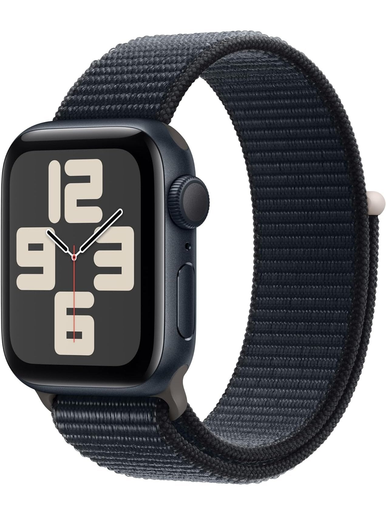 Apple Watch SE (2nd Gen) [GPS 40mm] Smartwatch with Midnight Aluminum Case with Midnight Sport Loop. Fitness & Sleep Tracker, Crash Detection, Heart Rate Monitor, Carbon Neutral