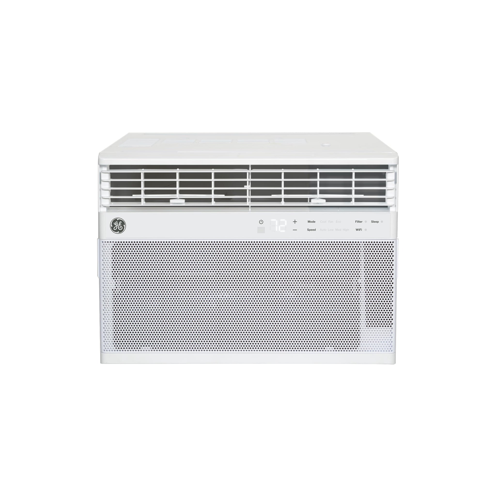 GE Window Air Conditioner 10,000 BTU for Rooms up to 450 sq ft., Wi-Fi Enabled, Energy-Efficient Cooling for Medium Rooms, Easy Install Kit, Control Using Remote or Smartphone App, White ANM Liquidation