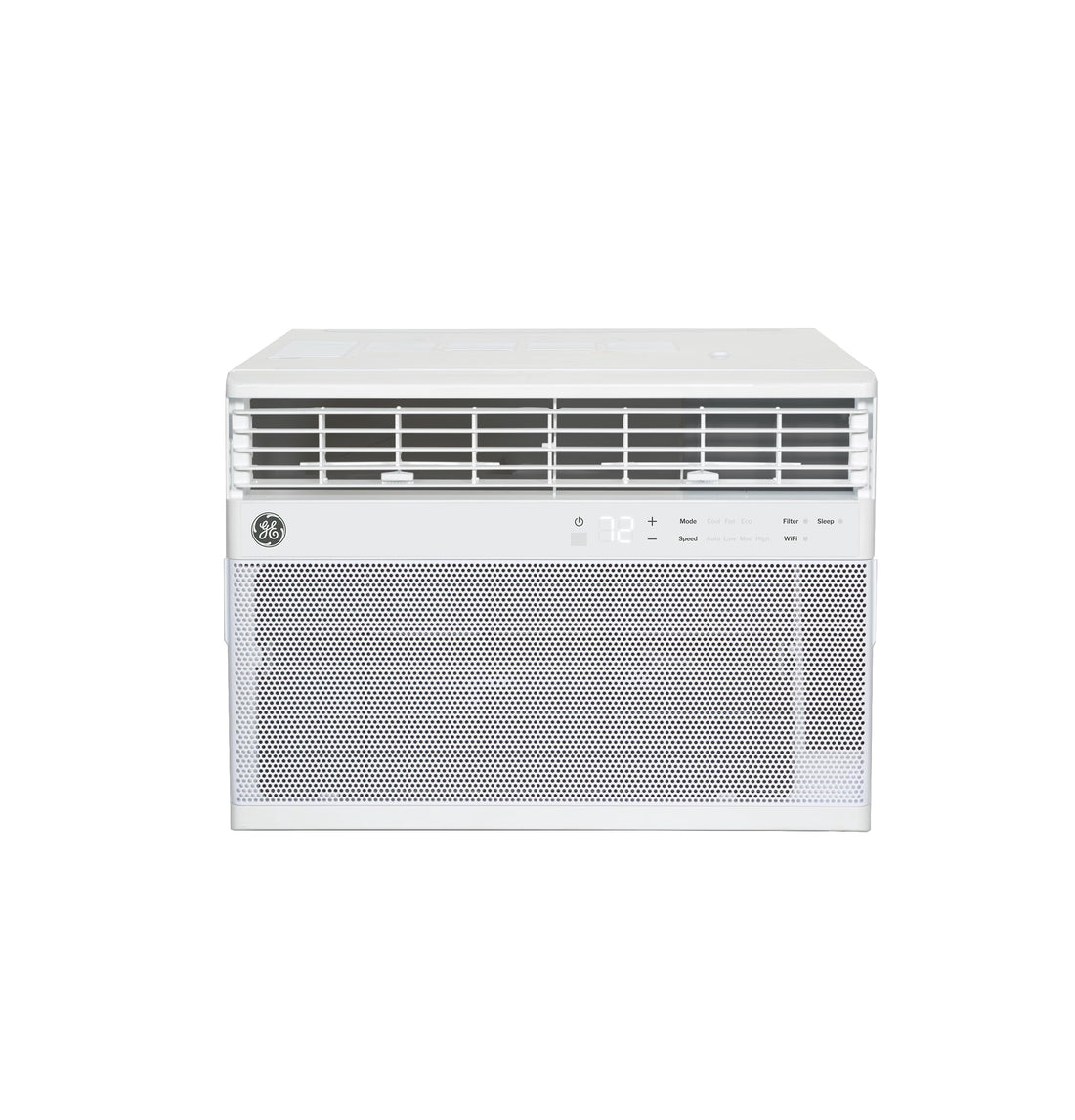 GE Window Air Conditioner 10,000 BTU for Rooms up to 450 sq ft., Wi-Fi Enabled, Energy-Efficient Cooling for Medium Rooms, Easy Install Kit, Control Using Remote or Smartphone App, White ANM Liquidation
