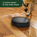 iRobot Roomba Robot Vacuum and Mop Combo (Y0140) - Vacuums & mops, Easy to use, Power-Lifting Suction, Multi-Surface Floors, Smart Navigation, Cleans in Neat Rows, Self-Charging, Bagless, Space-Saving iRobot