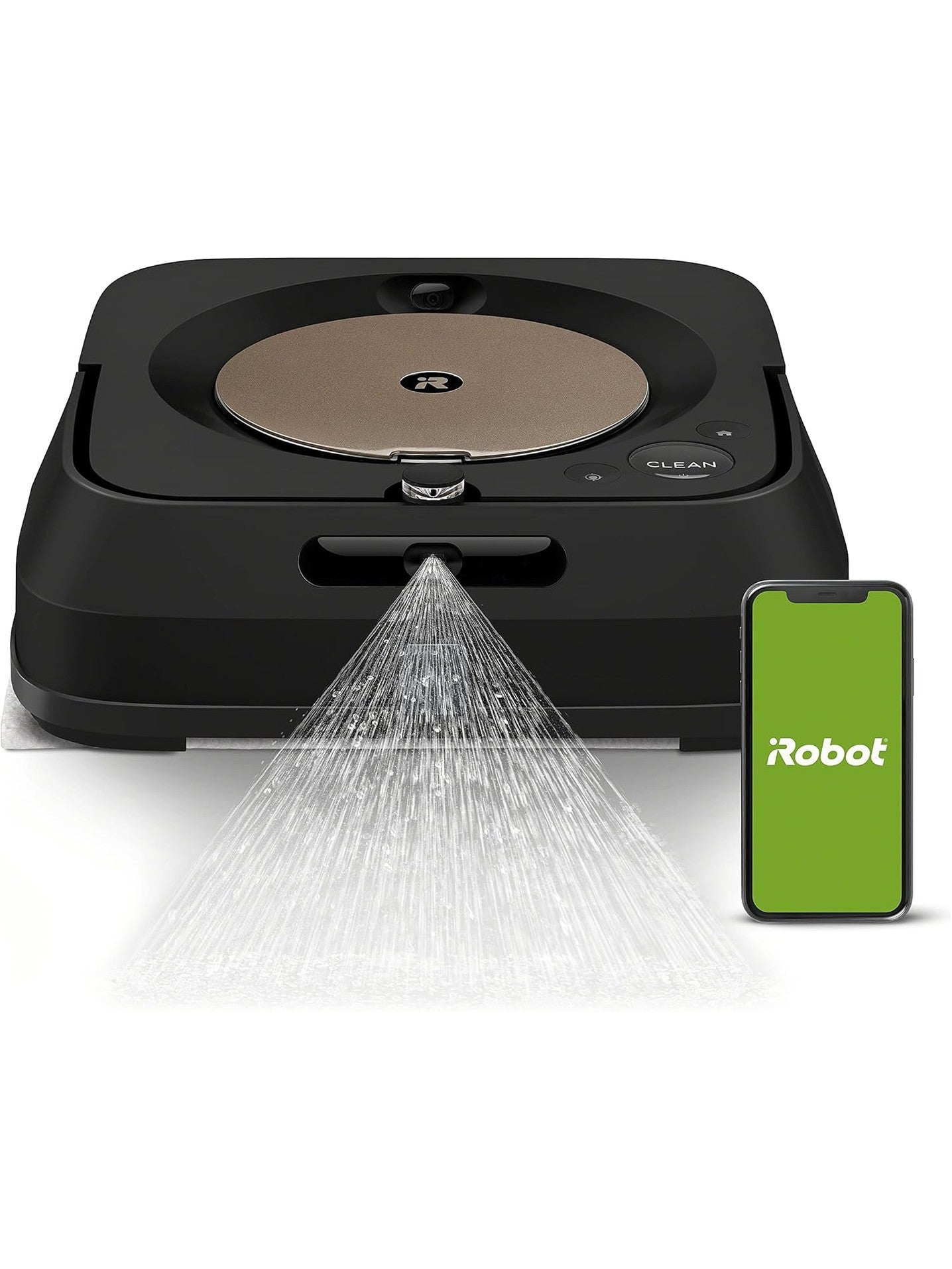 iRobot Braava Jet m6 (6012) Ultimate Robot Mop- Wi-Fi Connected, Precision Jet Spray, Smart Mapping, Works with Alexa, Ideal for Multiple Rooms, Recharges and Resumes, Black ANM Liquidation