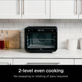 Ninja DT202BK Foodi 8-in-1 XL Pro Air Fry Oven, Large Countertop Convection and Digital Toaster Oven, 1800 Watts, Black, 12 in. ANM Liquidation