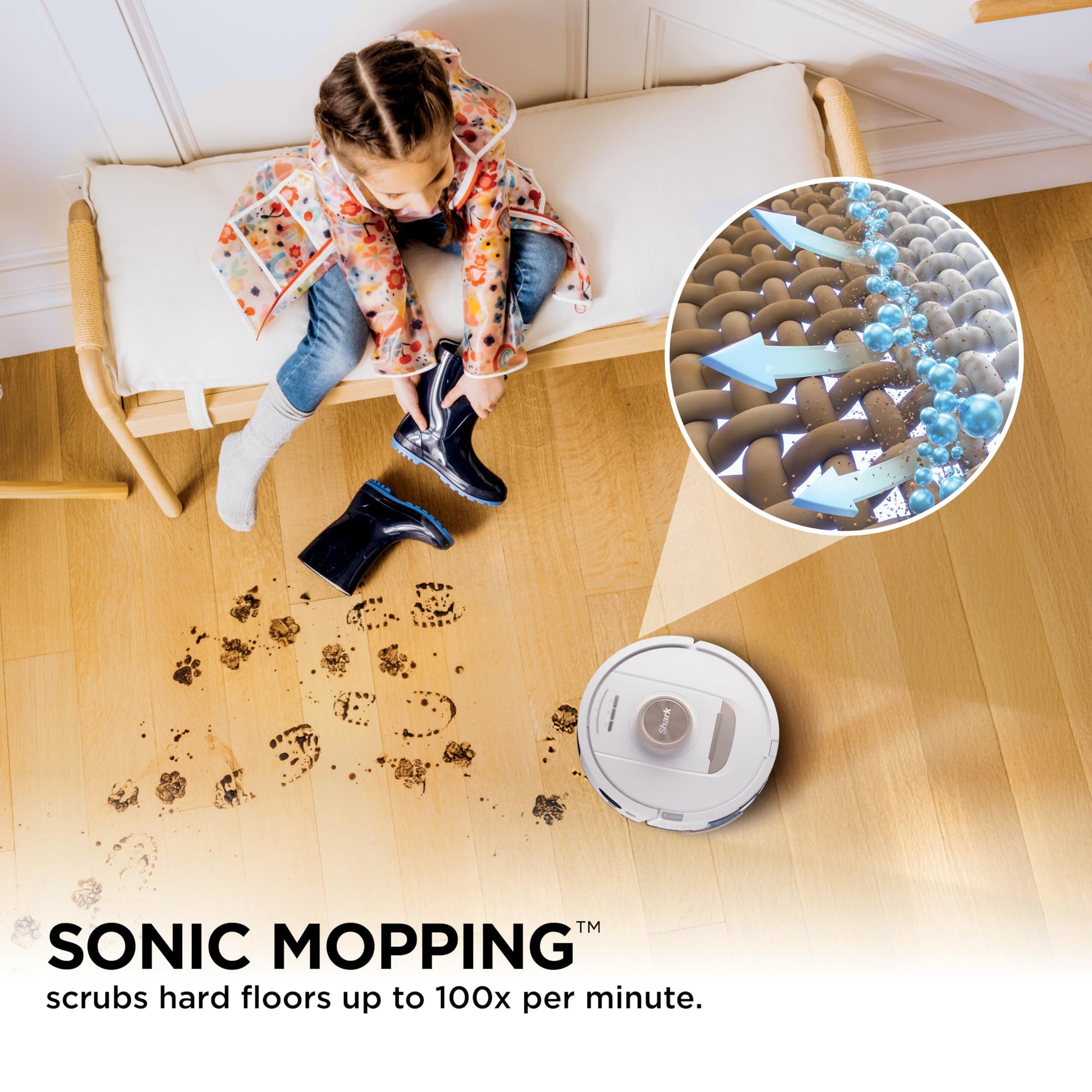 Shark Matrix Plus Robot Vacuum and Mop with Self-Empty HEPA Base, Sonic Mopping, Matrix Clean, Home Mapping, HEPA Bagless Self Empty Base, CleanEdge, for Pet Hair, UR2650WS ANM Liquidation