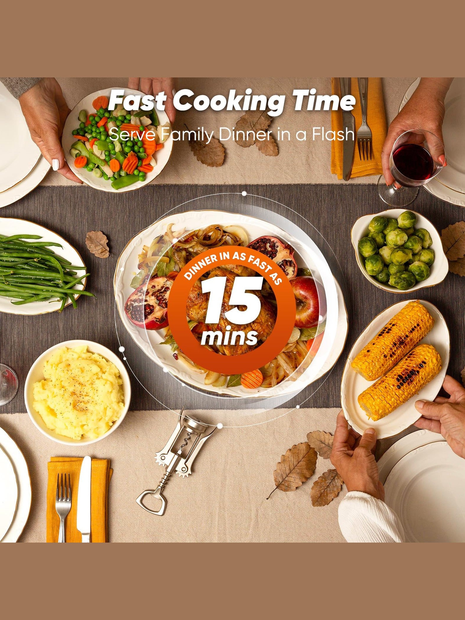 Nuwave Bravo Pro Convection Air Fryer Toaster Oven Combo, 2025 New and Improved, 10-in-1, 50°-450°F Temp Controls, Quick & Even Crisp Technology, 21Qt Capacity, Stainless Steel, PFAS Free ANM Liquidation