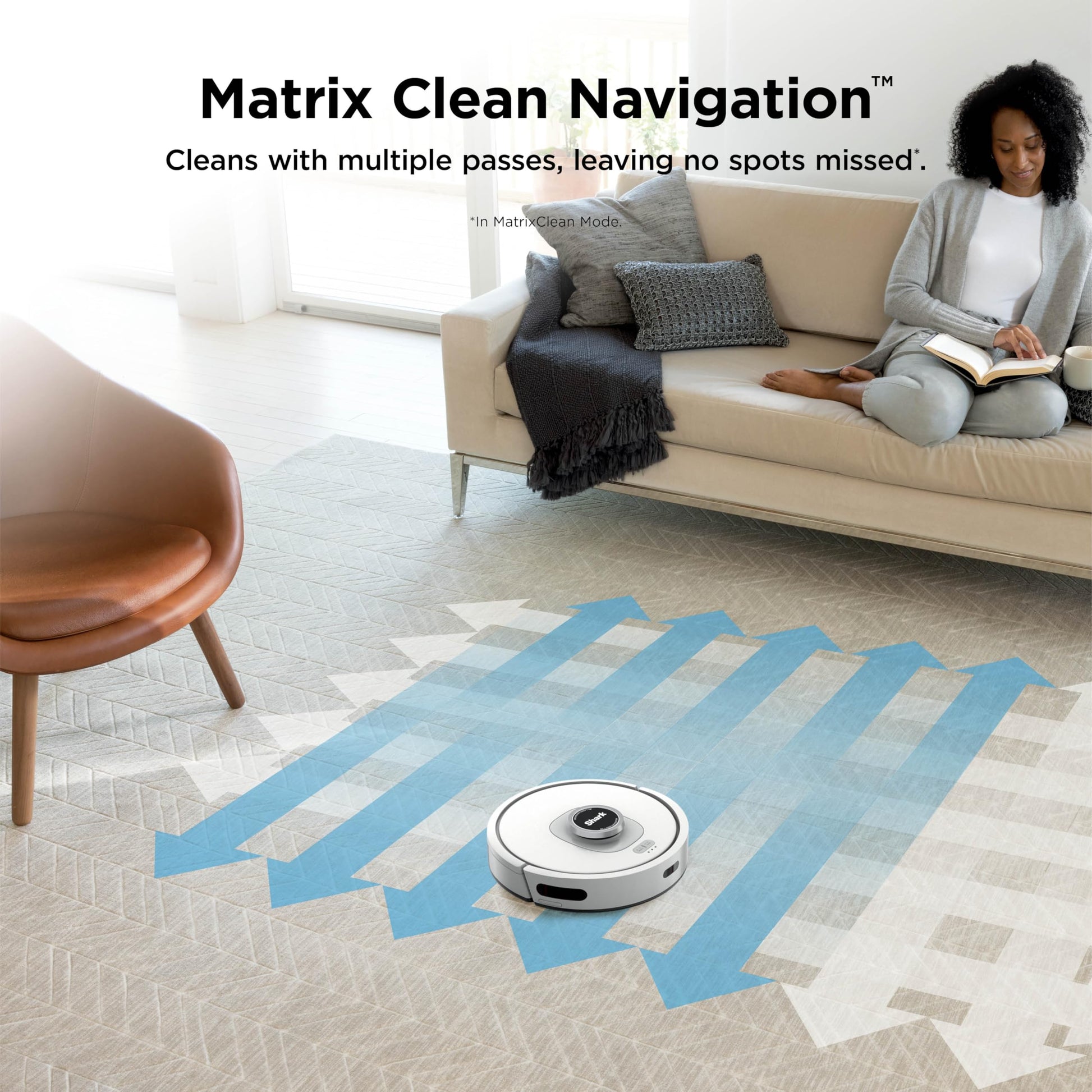Shark Matrix Plus Robot Vacuum and Mop with Self-Empty HEPA Base, Sonic Mopping, Matrix Clean, Home Mapping, HEPA Bagless Self Empty Base, CleanEdge, for Pet Hair, UR2650WS ANM Liquidation