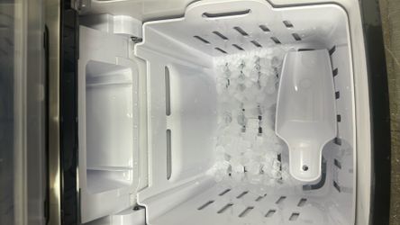 EUHOMY Nugget Ice Maker countertop max 34lbs/day, 2 way water refil, self-cleaning pebble ice maker (Dent & Scratch) ANM Liquidation